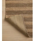 Chris Loves Julia x Loloi Judy Natural / Chocolate JUD-06 7 ft. 9 in. X 9 ft. 9 in. Rectangle Rug