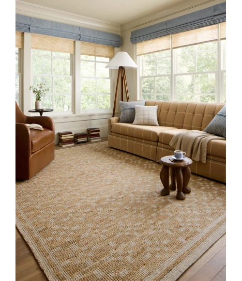 Chris Loves Julia x Loloi Judy Natural / Ivory JUD-07 8 ft. 6 in. X 11 ft. 6 in. Rectangle Rug