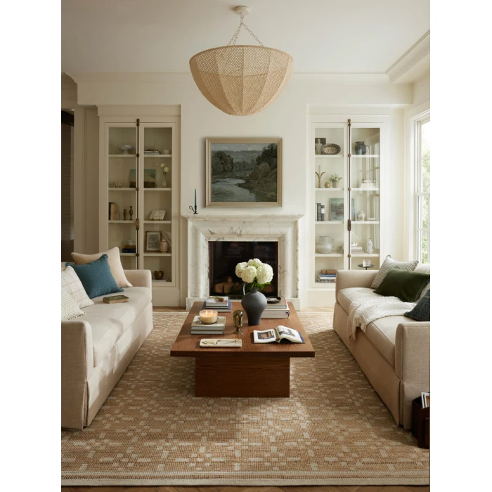 Chris Loves Julia x Loloi Judy Natural / Ivory JUD-07 3 ft. 6 in. X 5 ft. 6 in. Rectangle Rug