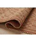 Chris Loves Julia x Loloi Judy Natural / Spice JUD-07 7 ft. 9 in. X 9 ft. 9 in. Rectangle Rug