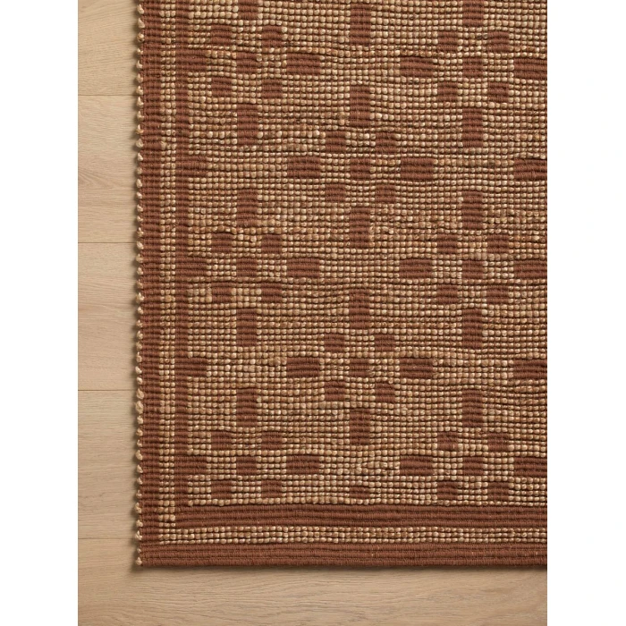 Chris Loves Julia x Loloi Judy Natural / Spice JUD-07 3 ft. 6 in. X 5 ft. 6 in. Rectangle Rug