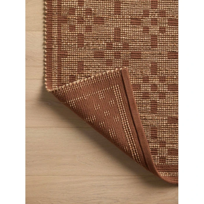 Chris Loves Julia x Loloi Judy Natural / Spice JUD-07 3 ft. 6 in. X 5 ft. 6 in. Rectangle Rug