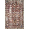 Chris Loves Julia x Loloi Jules JUL-01 MERLOT / MULTI Area Rug 8 ft. 6 in. X 11 ft. 6 in. Rectangle