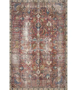 Chris Loves Julia x Loloi Jules JUL-01 MERLOT / MULTI Area Rug 2 ft. 6 in. X 7 ft. 6 in. Rectangle