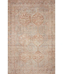 Chris Loves Julia x Loloi Jules JUL-04 TANGERINE / MIST Area Rug 7 ft. 6 in. X 9 ft. 6 in. Rectangle
