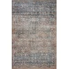 Chris Loves Julia x Loloi Jules JUL-06 DENIM / SPICE Area Rug 2 ft. 6 in. X 7 ft. 6 in. Rectangle