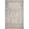 Chris Loves Julia x Loloi Jules JUL-07 NATURAL / OCEAN Area Rug 2 ft. 6 in. X 7 ft. 6 in. Rectangle