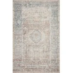 Chris Loves Julia x Loloi Jules JUL-07 NATURAL / OCEAN Area Rug 2 ft. 6 in. X 9 ft. 6 in. Rectangle