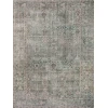 Chris Loves Julia x Loloi Jules Emerald / Antique Ivory JUL-08 2 ft. 6 in. X 7 ft. 6 in. Rectangle Rug