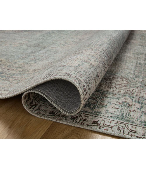 Chris Loves Julia x Loloi Jules Emerald / Antique Ivory 45481 2 ft. 6 in. X 7 ft. 6 in. Rectangle Rug