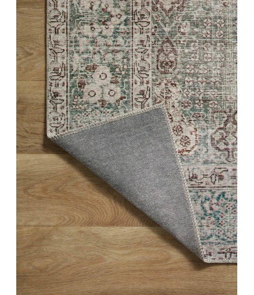 Chris Loves Julia x Loloi Jules Emerald / Antique Ivory 45481 2 ft. 6 in. X 7 ft. 6 in. Rectangle Rug