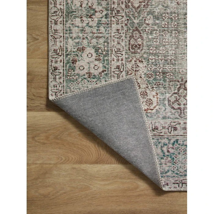 Chris Loves Julia x Loloi Jules Emerald / Antique Ivory 45481 5 ft. X 7 ft. 6 in. Rectangle Rug