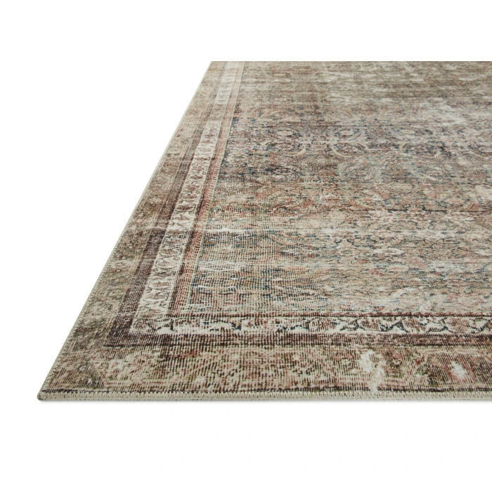 Chris Loves Julia x Loloi Jules Ink / Terracotta 45482 2 ft. X 5 ft. Rectangle Rug