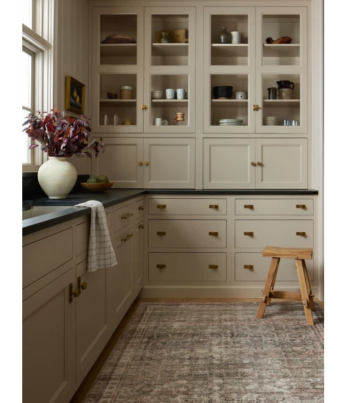 Chris Loves Julia x Loloi Jules Ink / Terracotta 45482 8 ft. 6 in. X 11 ft. 6 in. Rectangle Rug