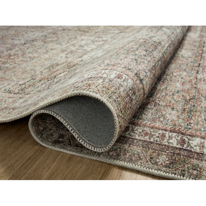 Chris Loves Julia x Loloi Jules Ink / Terracotta 45482 2 ft. X 5 ft. Rectangle Rug