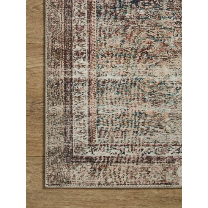 Chris Loves Julia x Loloi Jules Ink / Terracotta 45482 2 ft. X 5 ft. Rectangle Rug