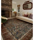 Chris Loves Julia x Loloi Jules Ocean / Spice 46213 2ft. X 5ft. Rect. Rug