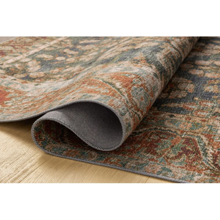 Chris Loves Julia x Loloi Jules Ocean / Spice 46213 2ft.-6in. X 9ft.-6in. Rect. Rug