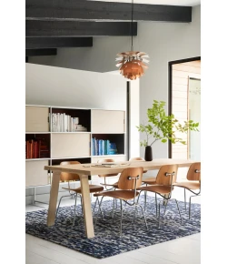 Loloi Juneau JY-01 STEEL / BLUE Area Rug 18 in. X 18 in. Sample