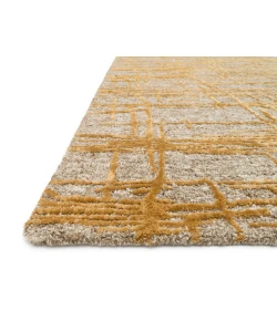 Loloi Juneau JY-05 NATURAL / GOLD Area Rug 18 in. X 18 in. Sample