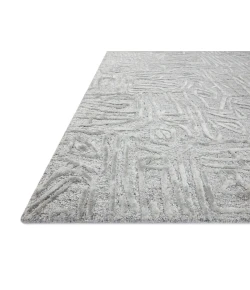 Loloi Juneau JY-06 GREY / GREY Area Rug 18 in. X 18 in. Sample