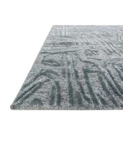 Loloi Juneau JY-06 LT. BLUE / LT. BLUE Area Rug 7 ft. 9 in. X 9 ft. 9 in. Rectangle