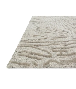 Loloi Juneau JY-06 SILVER / SILVER Area Rug 3 ft. 6 in. X 5 ft. 6 in. Rectangle