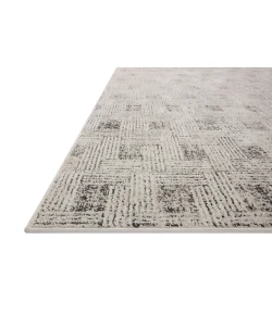 Loloi Kamala KAM-01 Grey / Graphite Area Rug 6 ft. 7 in. X 9 ft. 6 in. Rectangle