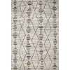 Loloi Kamala KAM-02 Charcoal / Dove Area Rug 6 ft. 7 in. X 9 ft. 6 in. Rectangle