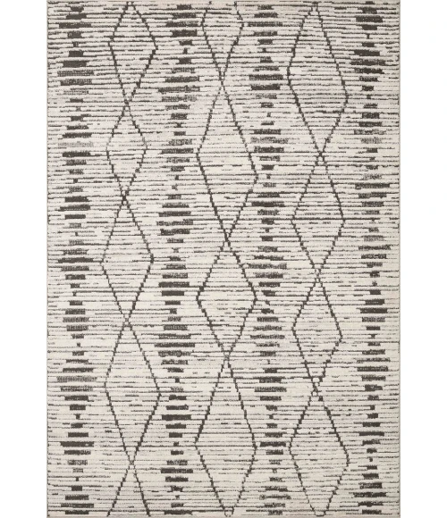 Loloi II Kamala Charcoal / Dove 6'-7" x 9'-6" Area Rug