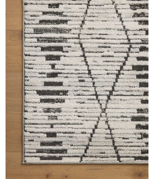 Loloi II Kamala Charcoal / Dove 6'-7" x 9'-6" Area Rug