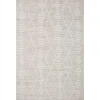 Loloi Kamala KAM-02 Ivory / Silver Area Rug 6 ft. 7 in. X 9 ft. 6 in. Rectangle