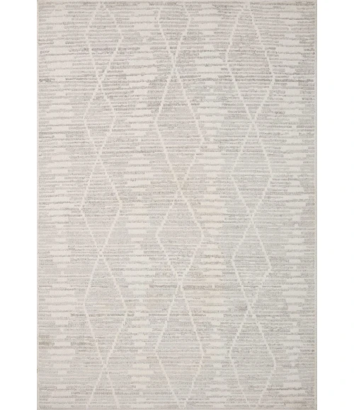 Loloi II Kamala Ivory / Silver 6'-7" x 9'-6" Area Rug