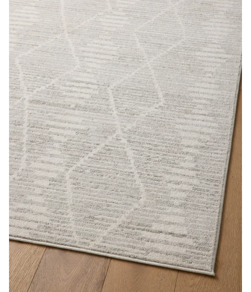 Loloi II Kamala Ivory / Silver 6'-7" x 9'-6" Area Rug