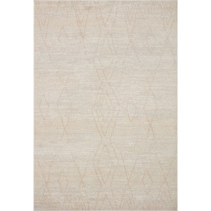 Loloi II Kamala Natural / Mist 2'-7" x 12'-0" Runner Rug