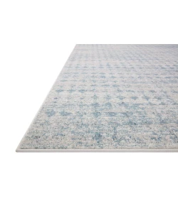 Loloi Kamala KAM-04 Sky / Dove Area Rug 6 ft. 7 in. X 9 ft. 6 in. Rectangle