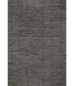 Loloi Kamala KAM-06 Charcoal / Ivory Area Rug 6 ft. 7 in. X 9 ft. 6 in. Rectangle
