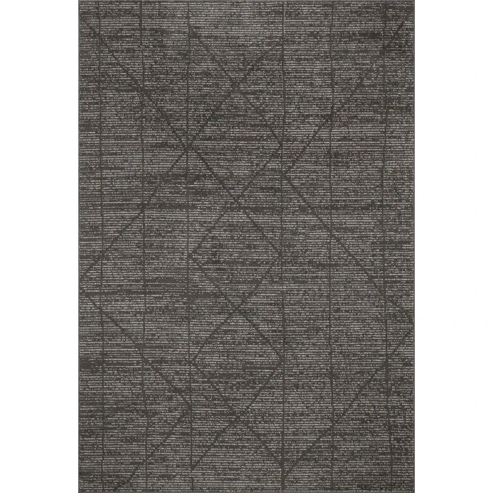 Loloi II Kamala Charcoal / Ivory 6'-7" x 9'-6" Area Rug