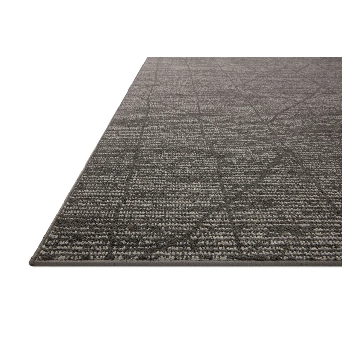 Loloi II Kamala Charcoal / Ivory 6'-7" x 9'-6" Area Rug