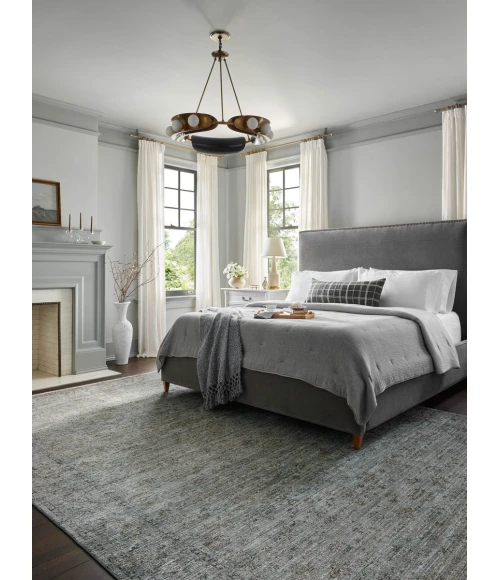 Jean Stoffer x Loloi Katherine Ocean / Gold KES-01 7 ft. 10 in. X 10 ft. Rectangle Rug