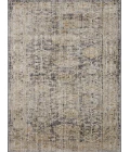 Jean Stoffer x Loloi Katherine Charcoal / Gold KES-02 5 ft. 3 in. X 5 ft. 3 in. Round Rug