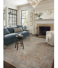 Jean Stoffer x Loloi Katherine Terracotta / Smoke KES-02 5 ft. 3 in. X 7 ft. 9 in. Rectangle Rug