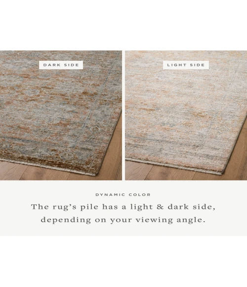 Jean Stoffer x Loloi Katherine Terracotta / Smoke KES-02 5 ft. 3 in. X 7 ft. 9 in. Rectangle Rug