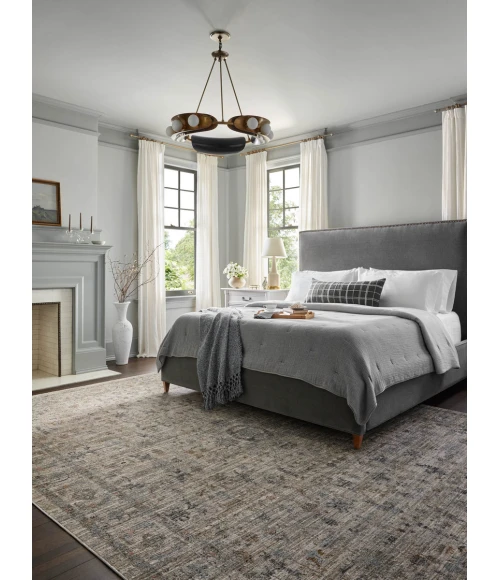 Jean Stoffer x Loloi Katherine Beige / Mist KES-03 9 ft. 6 in. X 9 ft. 6 in. Round Rug