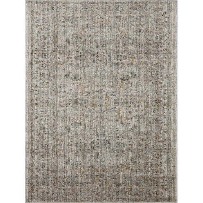 Jean Stoffer x Loloi Katherine Beige / Mist KES-03 5 ft. 3 in. X 7 ft. 9 in. Rectangle Rug