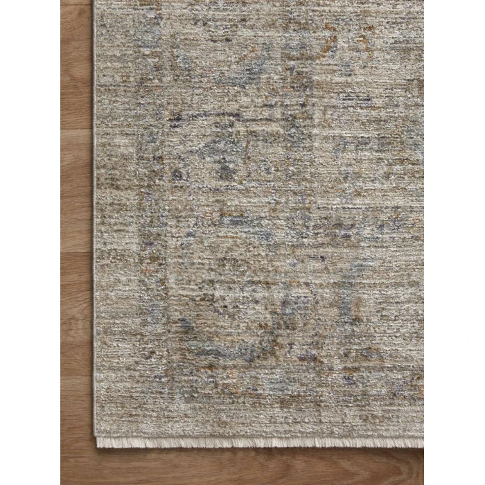 Jean Stoffer x Loloi Katherine Beige / Mist KES-03 5 ft. 3 in. X 7 ft. 9 in. Rectangle Rug