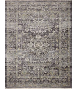Jean Stoffer x Loloi Katherine Midnight / Tobacco KES-03 5 ft. 3 in. X 5 ft. 3 in. Round Rug