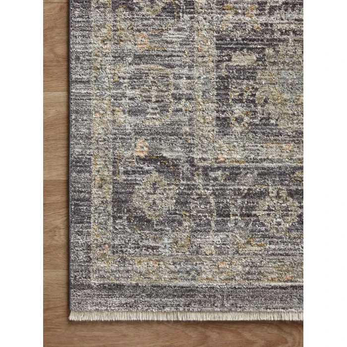 Jean Stoffer x Loloi Katherine Midnight / Tobacco KES-03 5 ft. 3 in. X 7 ft. 9 in. Rectangle Rug