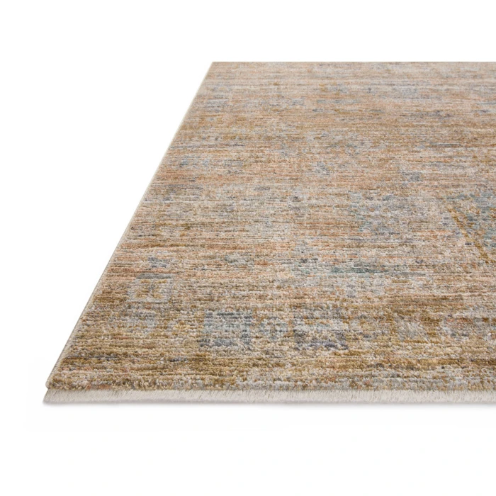 Jean Stoffer x Loloi Katherine Copper / Steel KES-04 7 ft. 10 in. X 7 ft. 10 in. Round Rug