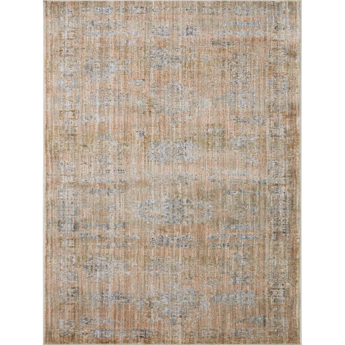 Jean Stoffer x Loloi Katherine Copper / Steel KES-04 7 ft. 10 in. X 7 ft. 10 in. Round Rug
